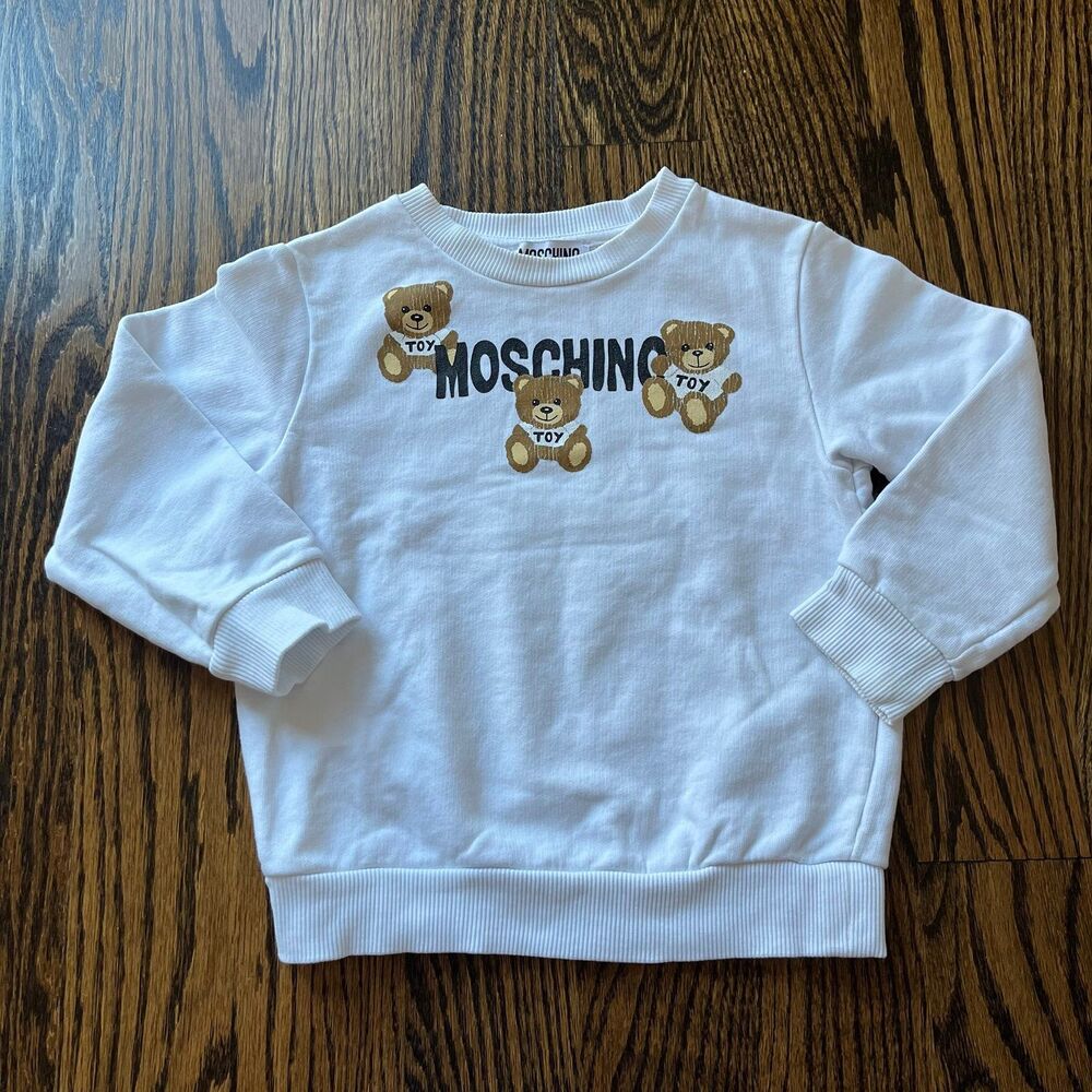 Moschino Kids Teddy Bear Logo Sweatshirt (5Y 110cm)